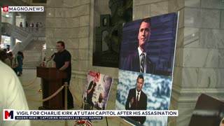 🕯 Vigil for Charlie Kirk after his Political Assasination at Utah Valley University 🇺🇸 [LIVE]