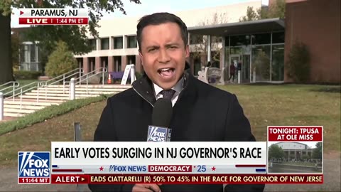 New Jersey governor candidate Jack Ciattarelli (R) expected to win 60% of the election day vote