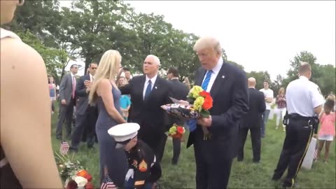 FLASHBACK: President Trump Consoles Gold Star Family In The Best Way
