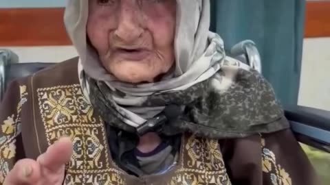 88-year-old Palestinian grandmother, Hesin Alyan, was punched in the face