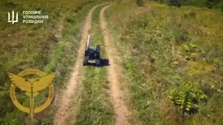 🤖 GUR flag-carrying robot with a combat module “had nightmares” of the occupiers in Sumy region
