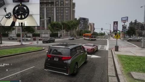 GTA 5- LUXURY private security taxi job |steering wheel