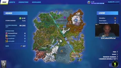 🔴 #Live [GR/EN] 🎮: Fortnite dike mu!!! | Follow me @ social: @DJCokeOfficial | !addme !social |
