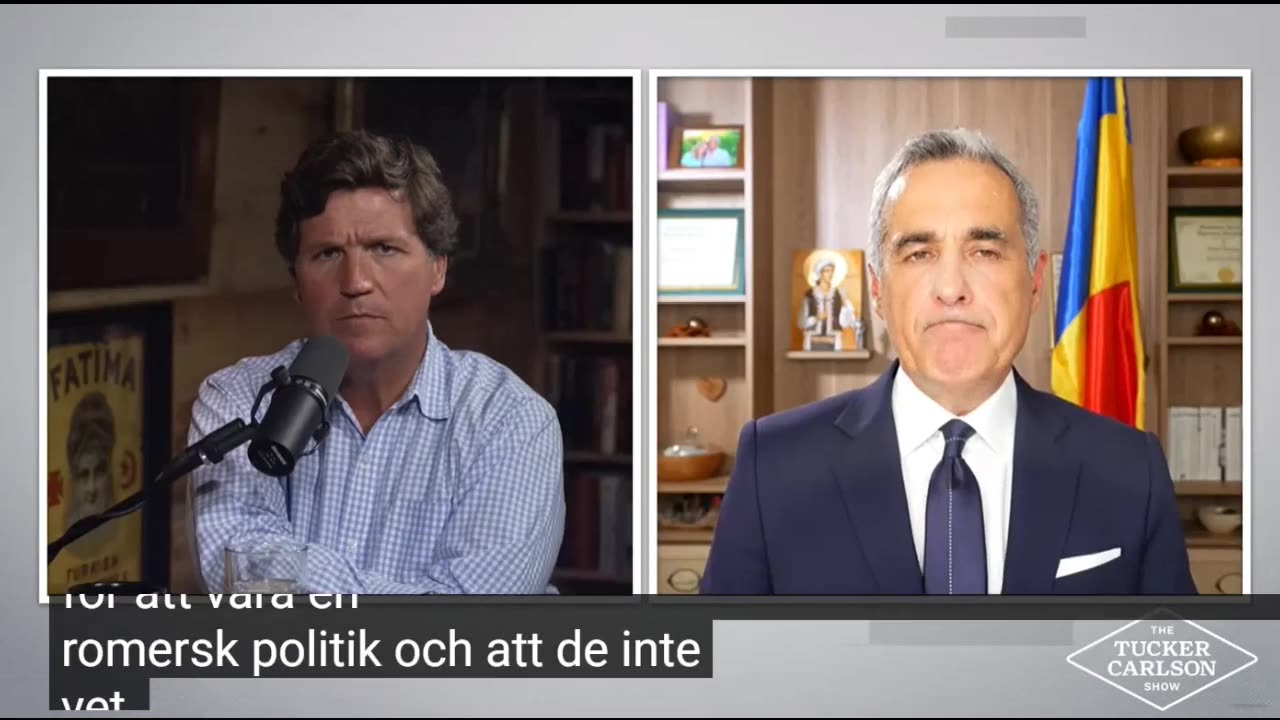 # 1423 - Tucker Carlson intervjuar Rumäniens Calin Georgescu. SVENSKTEXTAD