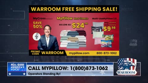 NEW SHEET LINE: MyPillow Latest Deal For The WarRoom Posse