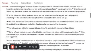 Parable of the Unmerciful Servant