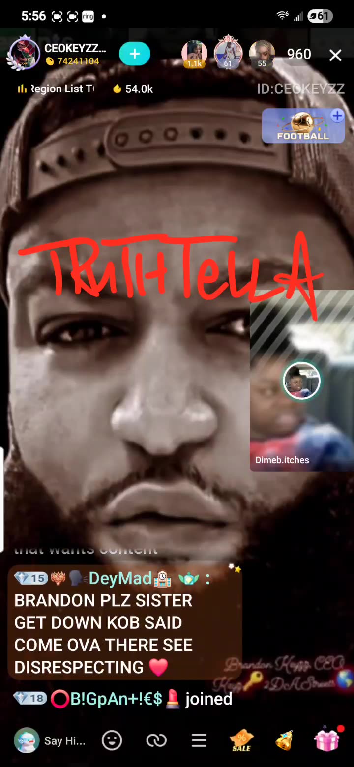 BRANDON KEYZZ 1 ON 1 WITH KOB SISTER 3RD SHIFT PT. 2