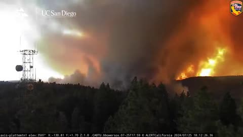Park Fire, Fire Tornado – Butte County, CA