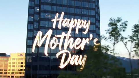 Happy Mother's Day Message with Stunning Mountain View