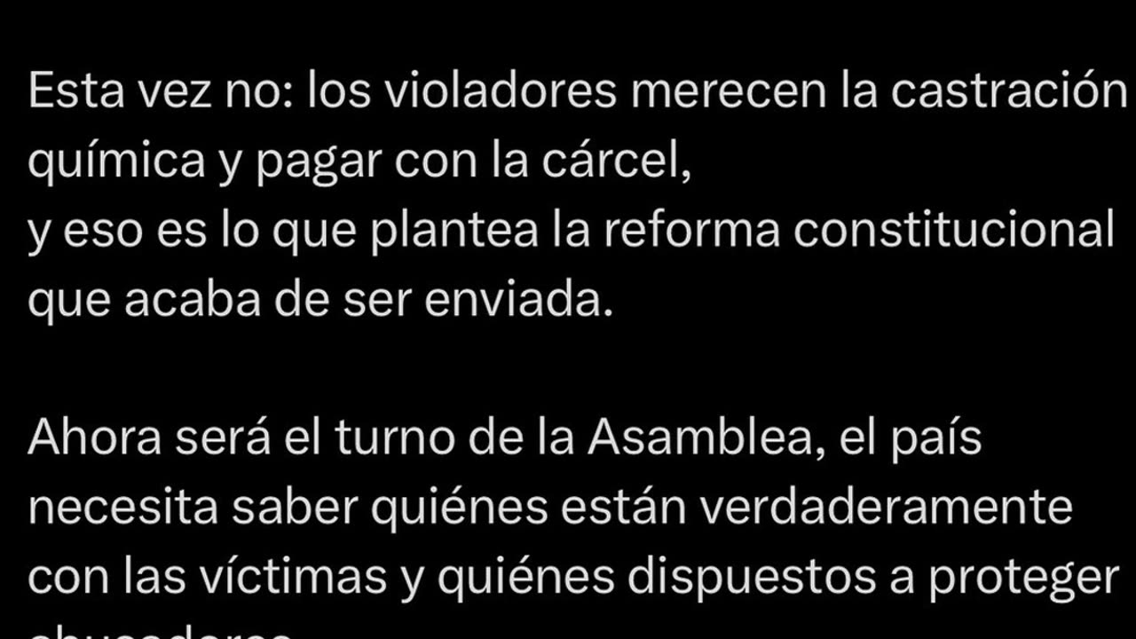 Castración química en Ecuador