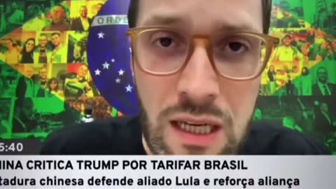 "O Lula não vai fazer absolutamente nada para resolver"; está usando a taxação de 50% do Trump como plataforma eleitoreira para o ano que vem.