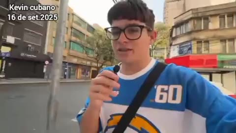 Casal gay Cubano encontra manifestação em Curitiba e diz o que pensa. 2025/09/16