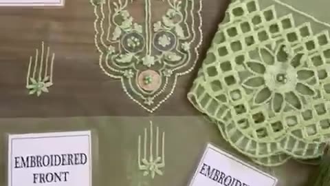 ORGANZA EMBROIDERED SUIT