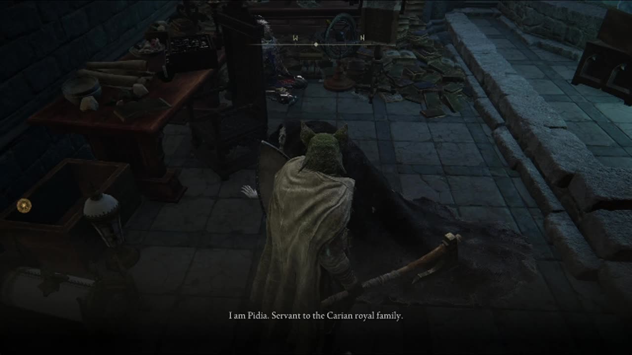 Elden Ring PC | Pidia, Carian Servant full dialogue & inventory in Caria Manor #eldenring #shorts