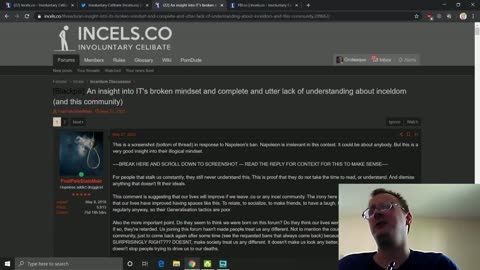 INCEL community rant. The people that represent Incels hate us just as much as s.
