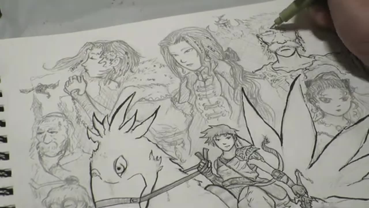 Speed Drawing 21 (Final Fantasy V)