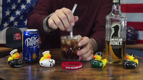 Larry Zach - Wild Turkey Honey Whiskey Liqueur & Dr Pepper Dark Berry Soda