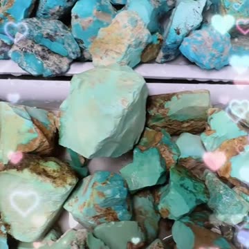 250610-6 Turquoise Rough: Unveil Nature’s Limited Edition with One Cut