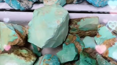 250610-6 Turquoise Rough: Unveil Nature’s Limited Edition with One Cut