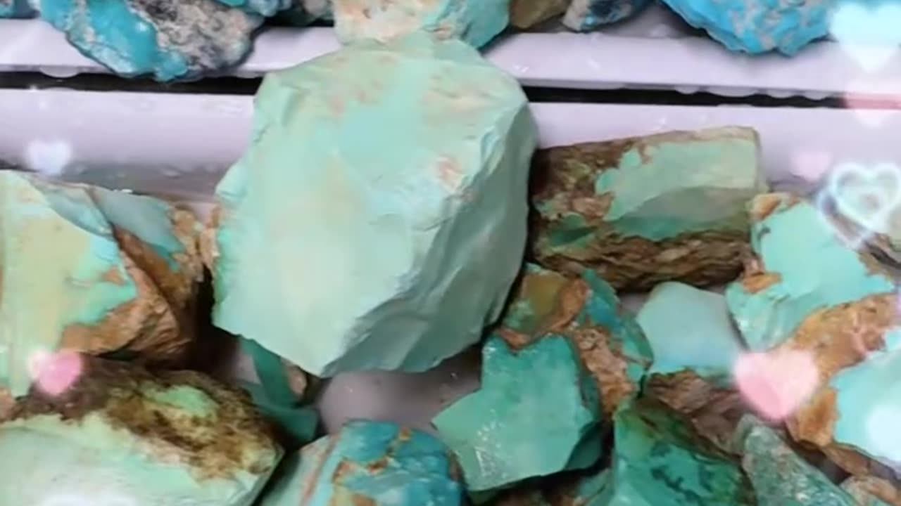 250610-6 Turquoise Rough: Unveil Nature’s Limited Edition with One Cut