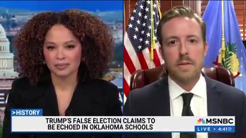 Oklahoma’s Superintendent Told MSNBC He Thinks the 2020 Election Was Stolen