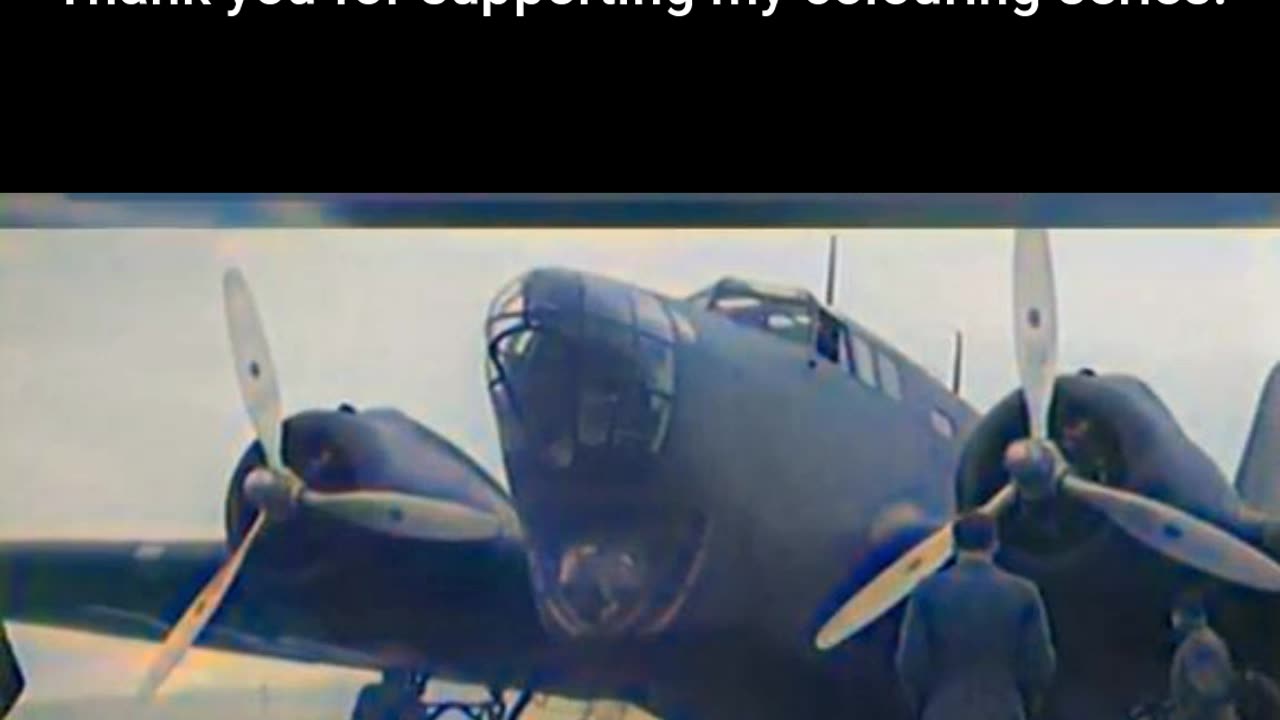 US Aircraft Towed to Position #ColourisedHistory