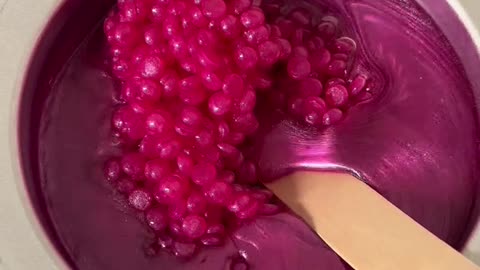 Melting Sexy Smooth Tickled Pink Hard Wax | Watch This Stunning Pink Wax in Action! @juuiicy_jaxs 💖