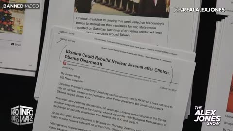 Alex Jones Discussed the 'Nukes for Ukraine' in October