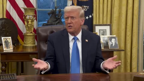 🔁Archive: President Trump Signs Executive Orders in the Oval Office, Feb. 11, 2025