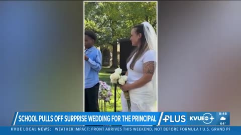 New York principal surprised by students with pre-wedding celebration