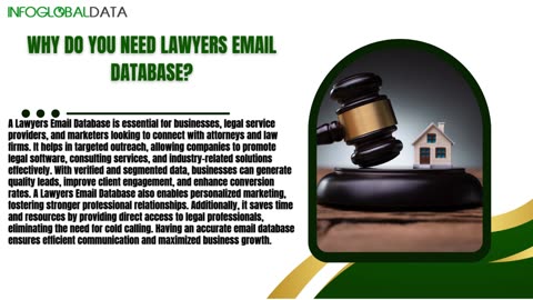 100% Verified And Authentic Attorneys Email List For Hassle-Free Marketing