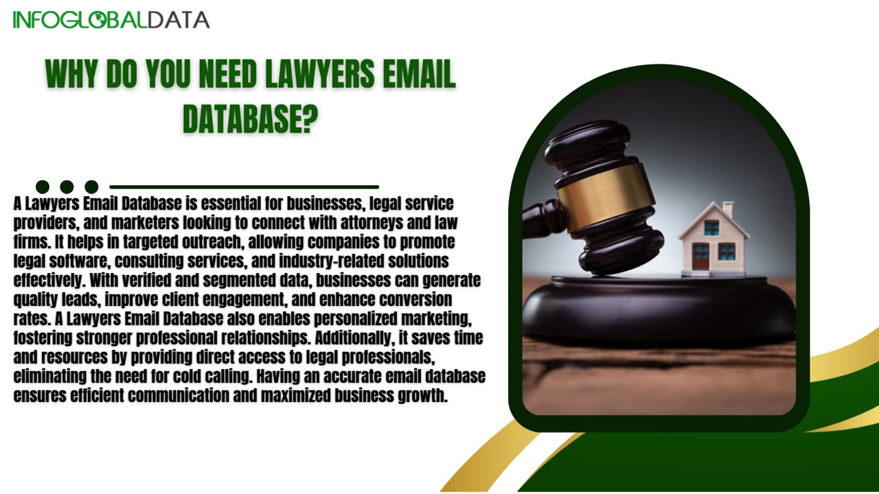 100% Verified And Authentic Attorneys Email List For Hassle-Free Marketing