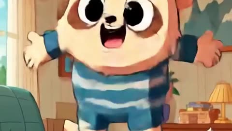 Finn jumps onto a couch #foryou #cuteanimal #shorts #finn #cartoon #finncartoon