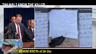 BREAKING NEWS:📣 Update on our SPECIAL REPORT about Tim Walz knowing the killer.