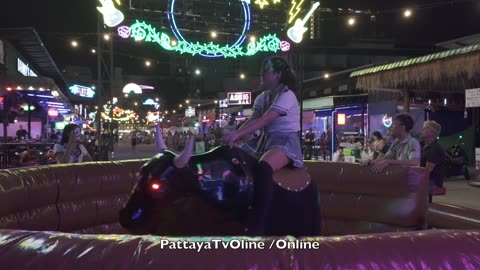 Bull Ride In Pattaya Thailand