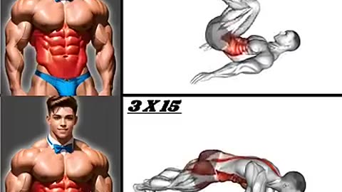 Must Watch: six pack abs exercises #shorts #abs #sixpackabs #shortvideo #abswor