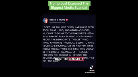 USAID money to fake news ..