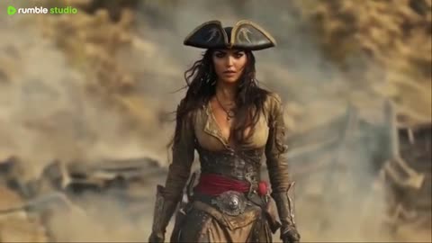 BEAUTIFUL PIRATE WOMEN AND THEIR ADVENTURES IN THE SOUND OF METAL. CREATED BY AI