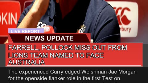 Farrell Pollock Miss Out From Lions Team Named to