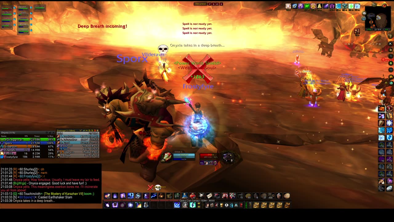 Turtle Wow - MM Onyxia raid - 23 March - Mage POV