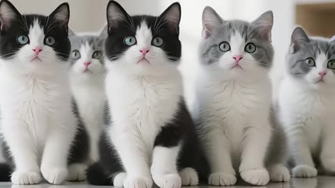 Fluffy little bundles of joy, ready to steal your heart! 🥰 #KittenLove
