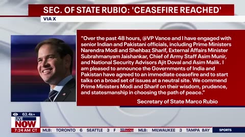 President Trump_ India & Pakistan agree to ceasefire _ LiveNOW from FOX.mp4