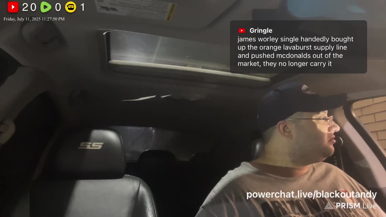 07/12/25 Blackout Andy VOD: "Quick dab (short stream)"