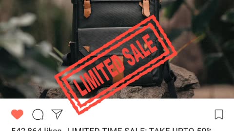 🎒🔥 LIMITED TIME SALE Up to 50% OFF All Backpacks!