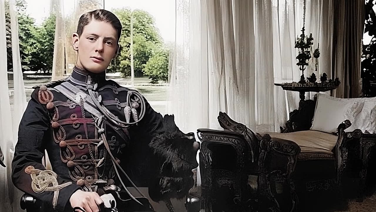 YOUNG WINSTON CHURCHILL CIRCA 1895