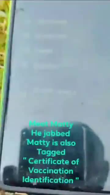 COVID vaccinated man emits unnamed Bluetooth MAC address code in deserted field