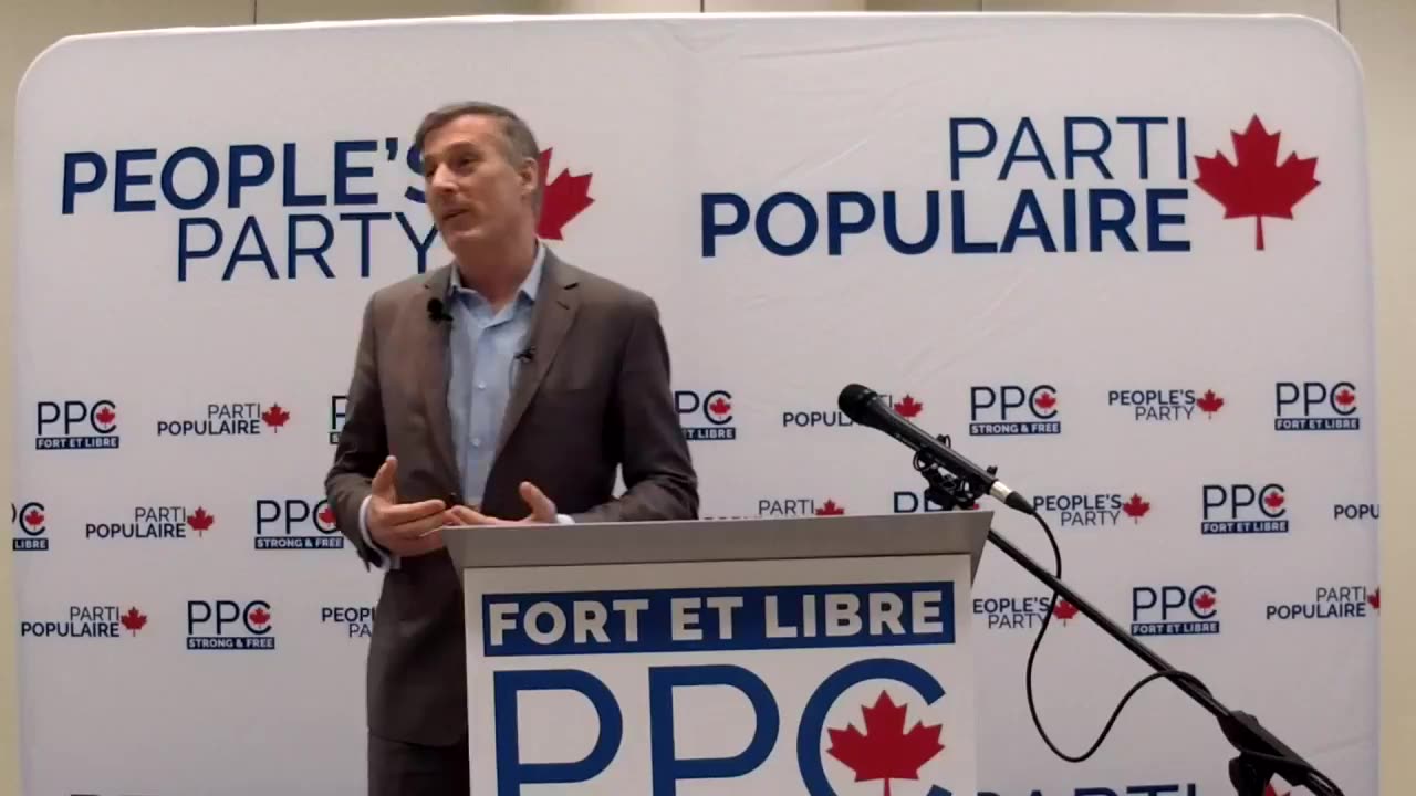 Flashback - LIVE: Lancement de la campagne du candidat PPC à Outremont