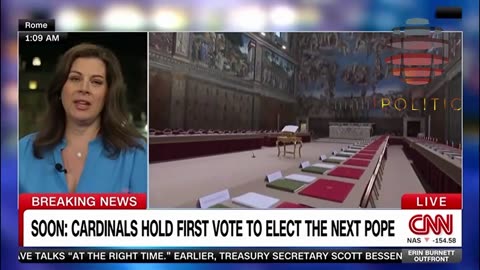 Erin Burnett OUTFRONT live from Vatican iPOLITIC by Barbara Media