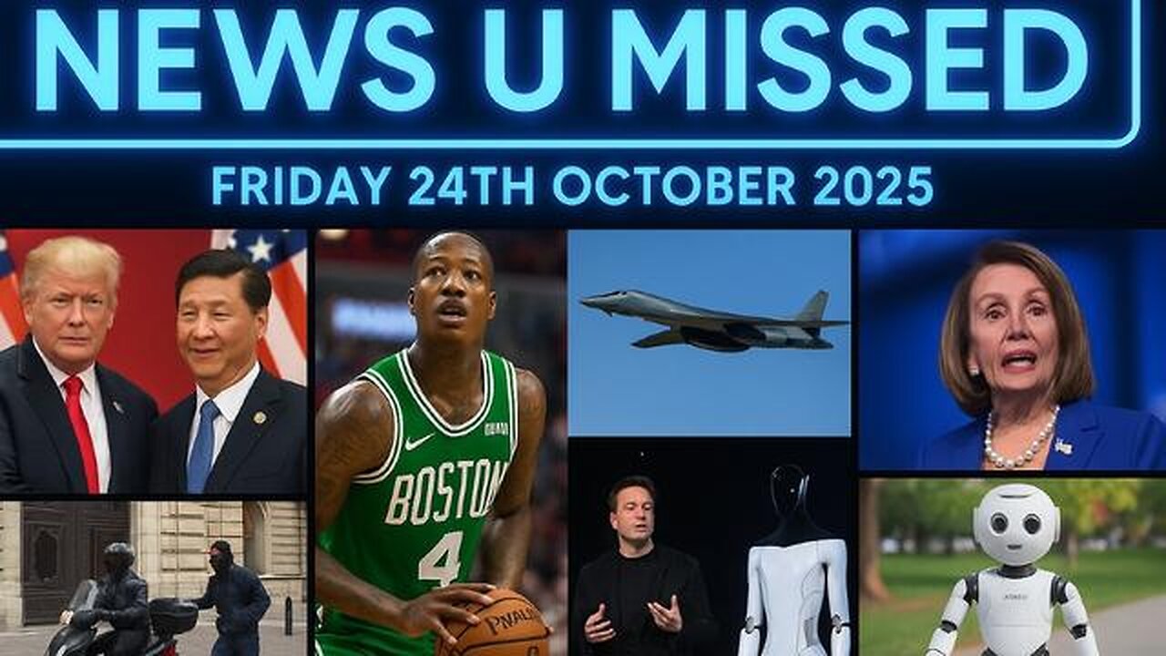 NEWS U MISSED WITH PAUL BROOKER FRIDAY 24TH OCTOBER 2025