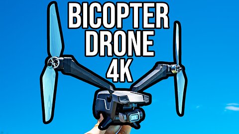 This drone has only 2 Motors... How will it FLY? VCopter Falcon Mini Review